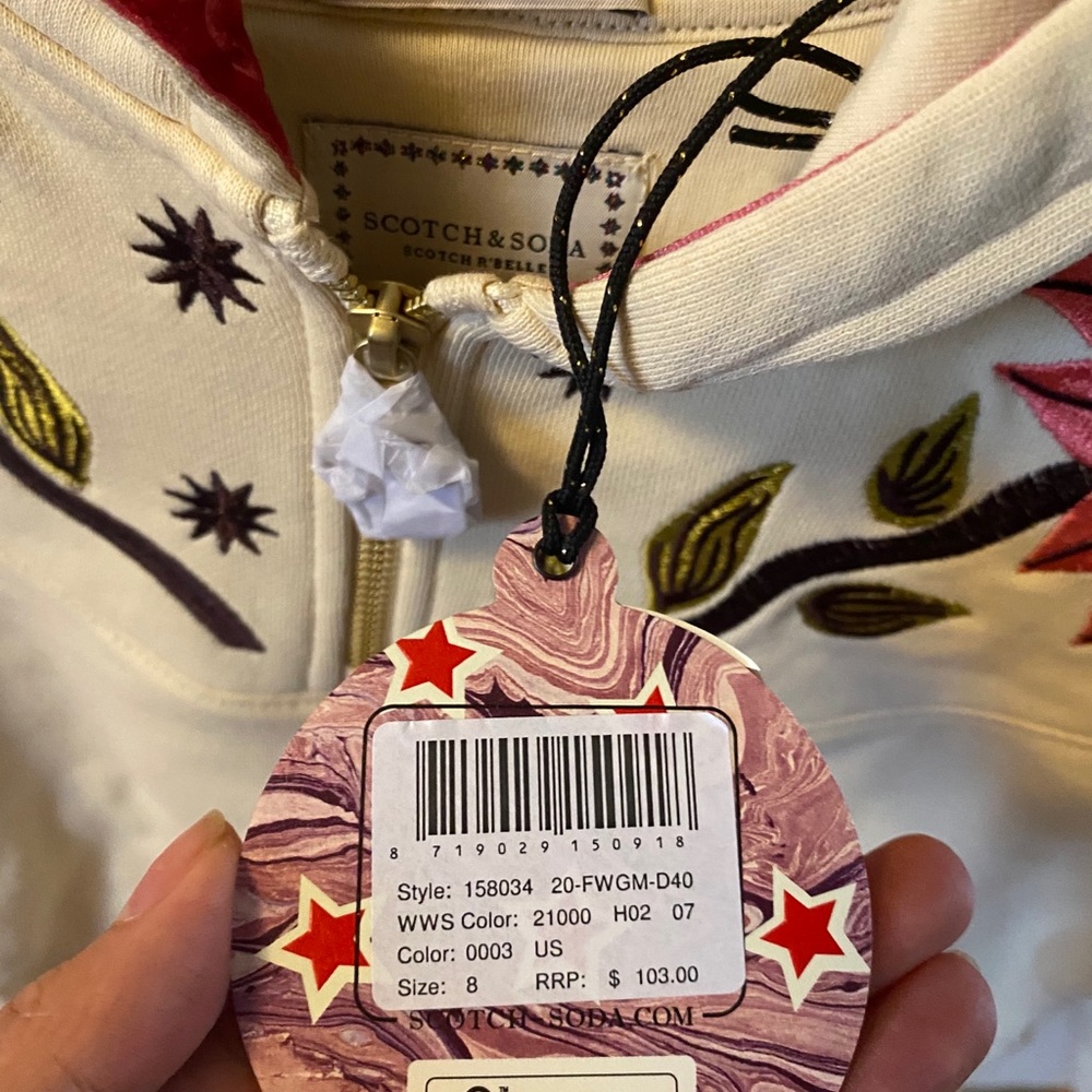 NWT Girls Scotch & Soda Hoodie